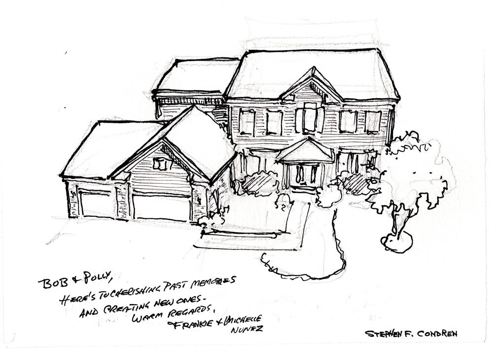 House portrait sketch proposal