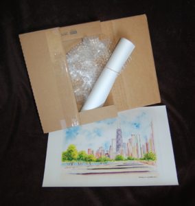 Free shipping for skyline prints
