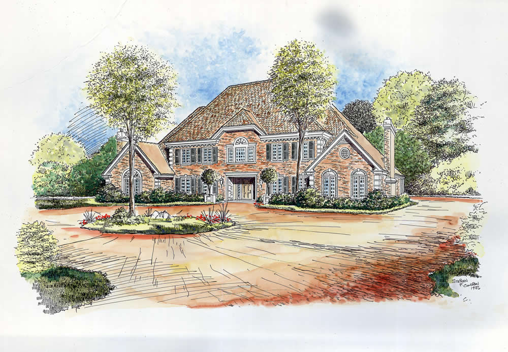 architectural rendering drawing