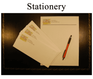 Stationery With House Portrait By Stephen F. Condren