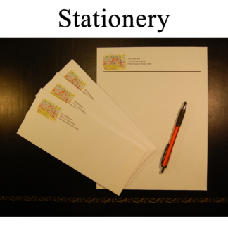 Stationery With House Portrait By Stephen F. Condren