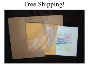 Free Shipping Matted House Portraits