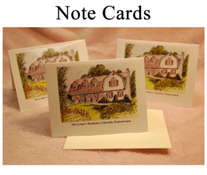 House Portrait Note Cards