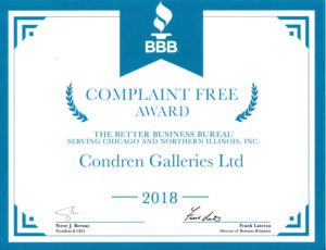 Better Business Bureau No Complaint Award