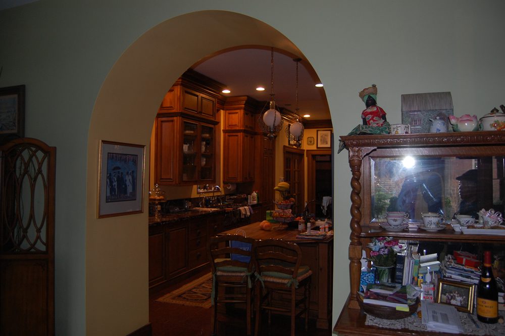 Kitchen of the Montgomery home in Kenwood, Chicago.