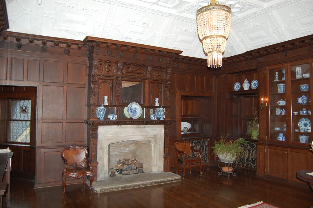 Ballroom of the Montgomery home in Kenwood, Chicago.