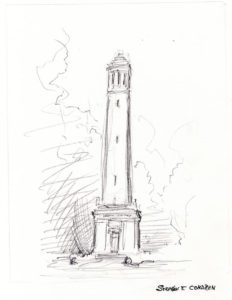 Denny Chimes #753A pen & ink drawings and prints at Condren Galleries.