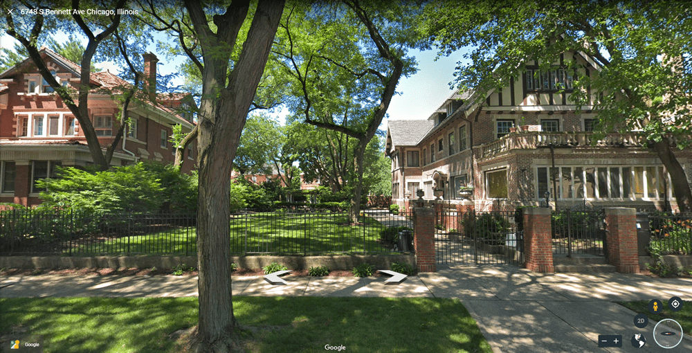 Gordon Sherman's home, of Midas Muffler Company. Located in the Jackson Park Highlands, Chicago.