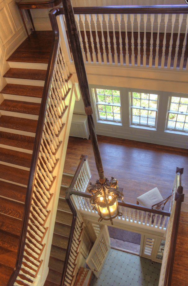 Grand Staircase of the Cheney Mansion in Oak Park, Illinois.