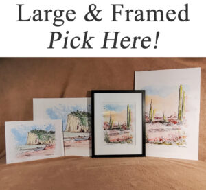 Large and framed landscape prints of Puerto Rico 154A.