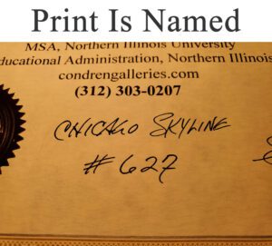 Print is named in the Certificate of Authenticity.