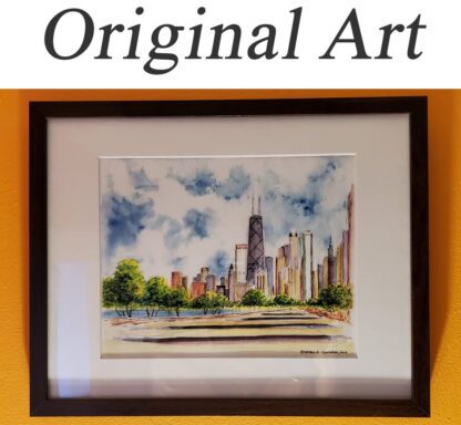 Original art comes matted and framed at Condren Galleries.