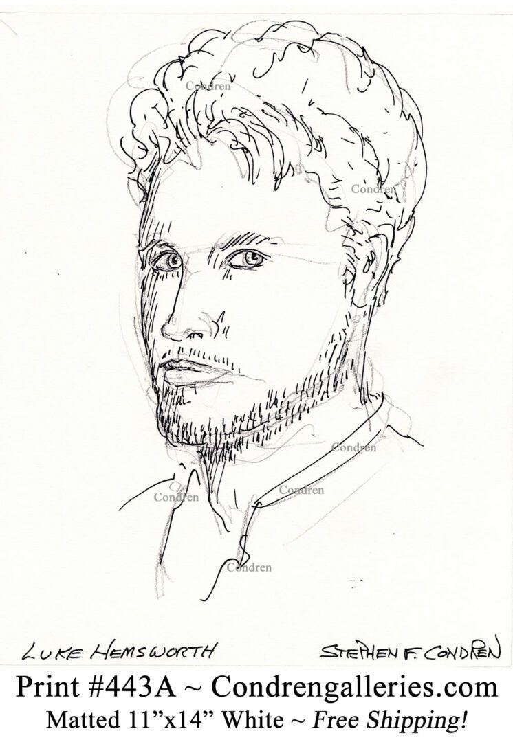 Brilliant Pencil Sketch Of Hollywood Actor - Desi Painters