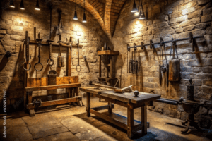 BDSM dungeon and torture chamber for BDSM Sex and torture. Photograph. Pen & ink figure drawing, pencil sketches, watercolors, and oils. 