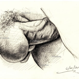 Penis fucking ass of hot boy under sheets. This massive thick cock has large sexy veins all over the skin. Gay sex art pencil male figure drawing. Penis fucks ass.